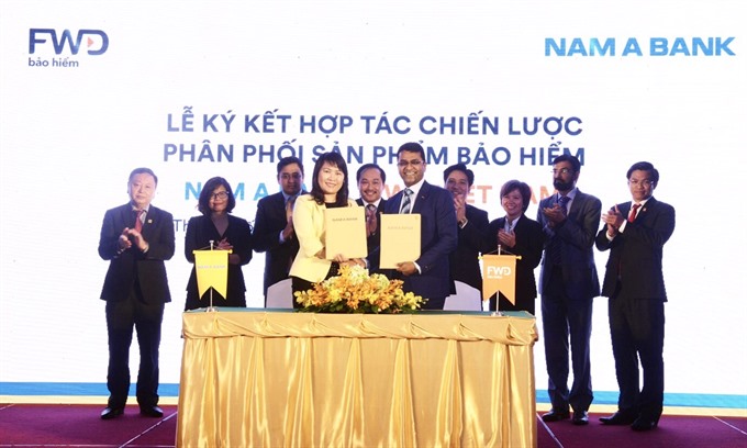 Nam A Bank signs bancassurance partnership with FWD