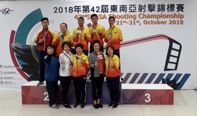 Việt Nam win five golds at SEA shooting champs