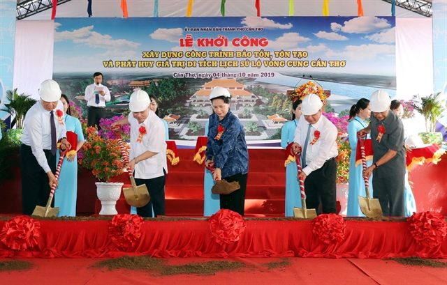 NA leader attends ceremony to kick off work on Cần Thơ historical site