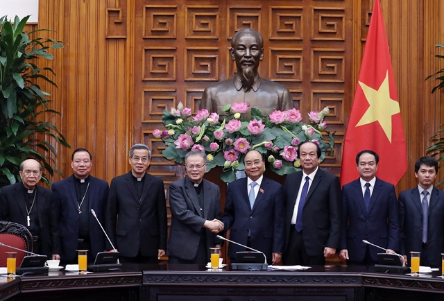 PM receives members of Catholic Bishops’ Conference of Việt Nam