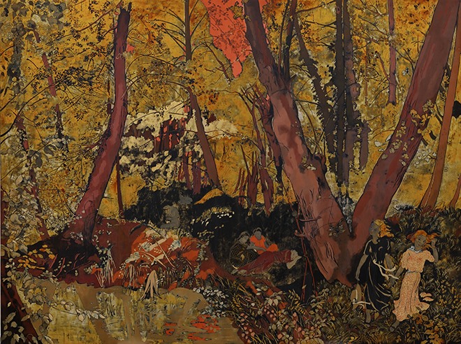 Vietnamese-style lacquer paintings sell for high prices at Sothebys
