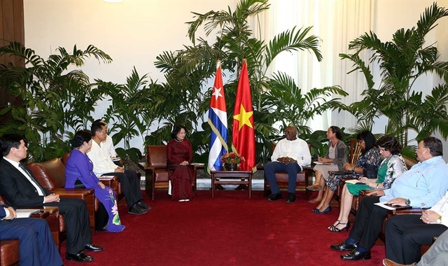 Vice Presidents discuss ways to reinforce Việt Nam-Cuba relations