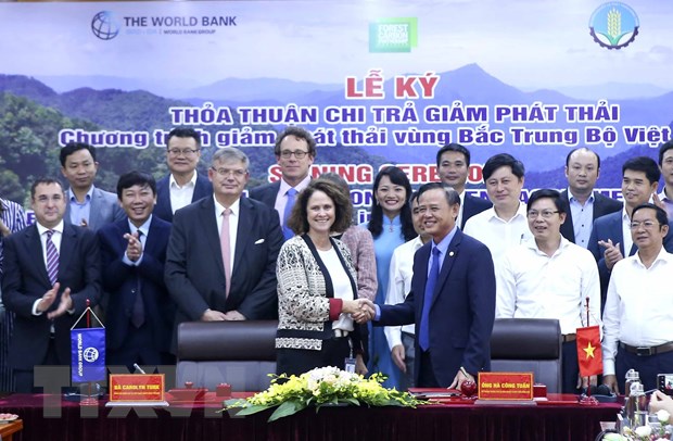 Việt Nam WB sign emissions reduction purchase agreement
