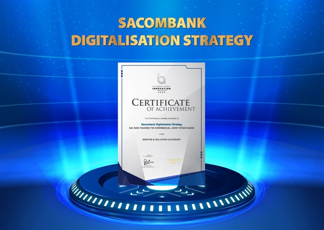 Sacombank wins International Innovation Award for digitisation