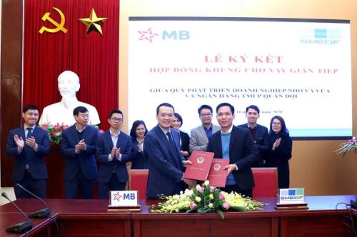 SME Development Fund and MB Bank sign indirect lending contract