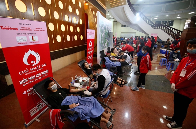 Red Sunday blood donation festival kicks off in Hà Nội