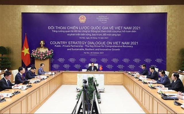 Viet Nam-WEF strategic dialogue: efforts to realise Viet Nams development goals