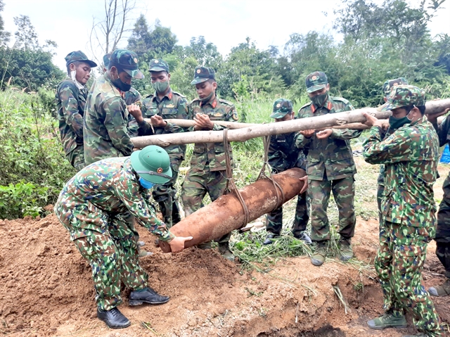 Bomb removed in Đắk Nông