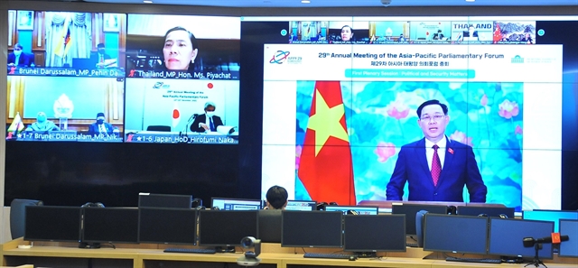 National Assembly Chairman and Vietnamese delegation attend APPF-29