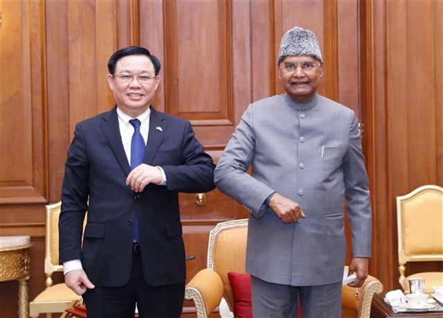 NA Chairman Vương Đình Huệ meets Indian President