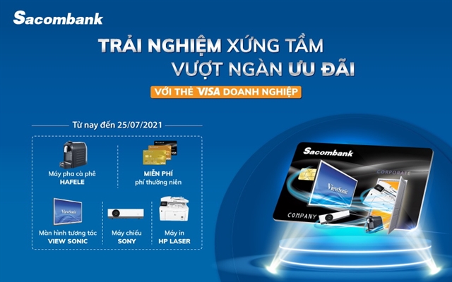 Sacombank offers slew of incentives on corporate cards