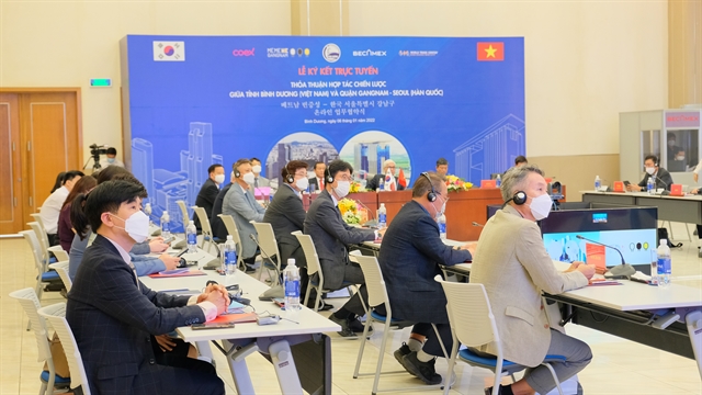 Bình Dương Province South Korean Gangnam District sign strategic trade-cultural agreement