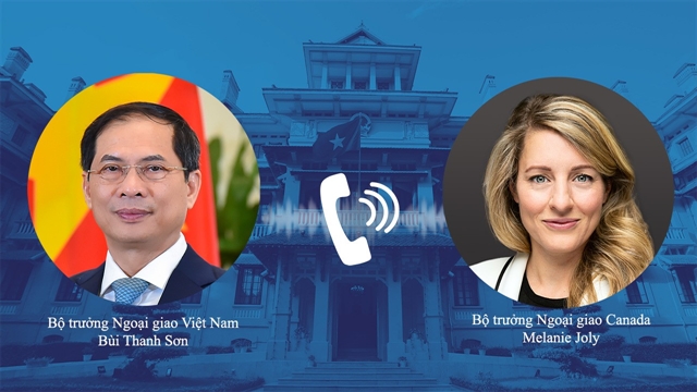 Vietnamese, Canadian foreign ministers hold phone talks