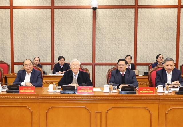 Party leader urged immediate implementation of 13th National Party Congress Resolution