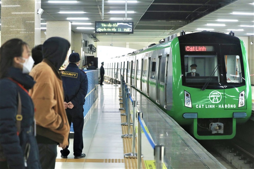Cát Linh-Hà Đông metro officially inaugurated