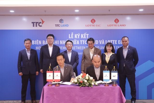 Koreas Lotte to invest 100m in property joint venture with TTC Land