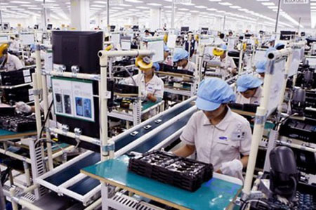 mobile phone production