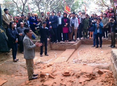 Remnants of palace found in Thai Binh