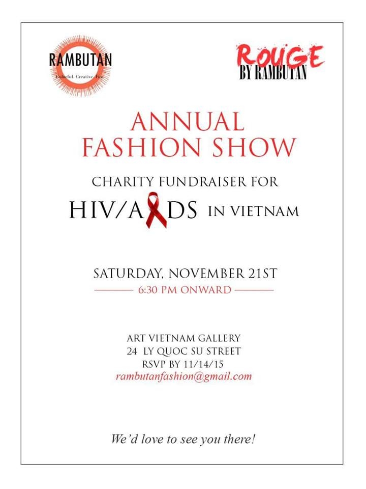 Charity fundrasing fashion show for children