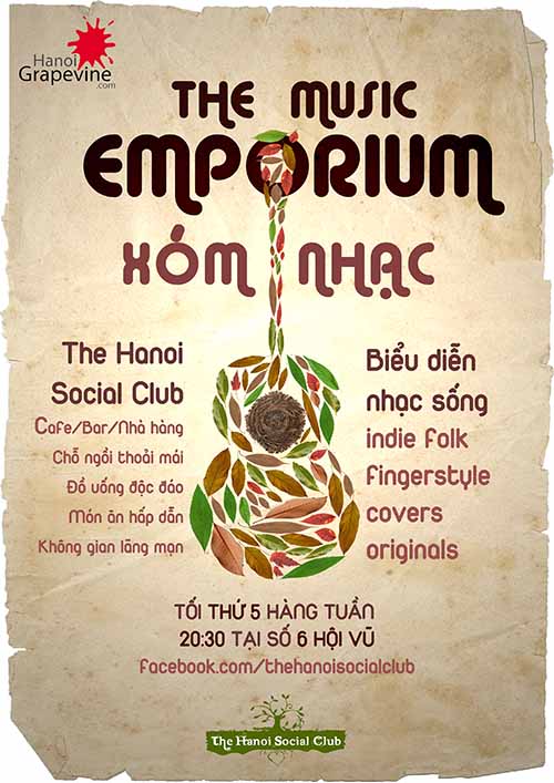 Hanoi Social Club debuts weekly music