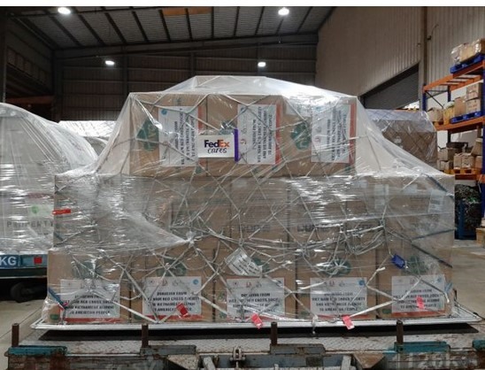 FedEx Express helps ship masks