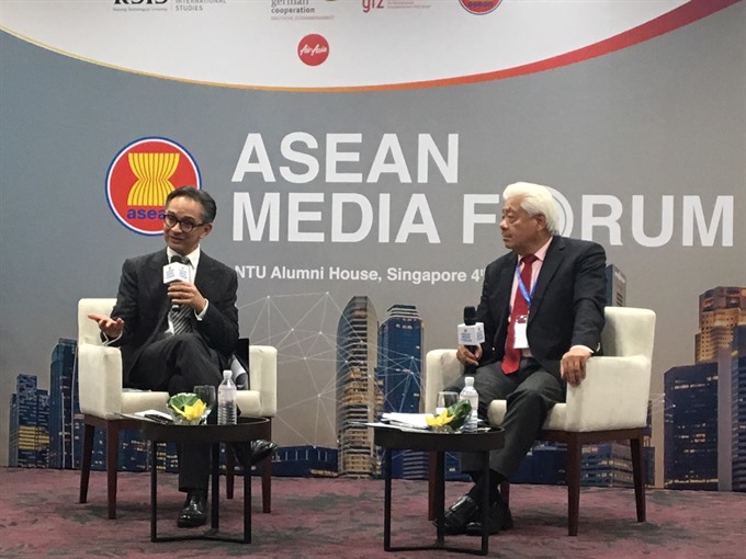 Marty Natalegawa dan ASEAN Media Forum 2018 di Singapura