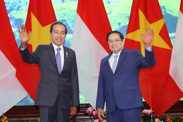 Vietnamese, Indonesian leaders hail development of multifaceted cooperation