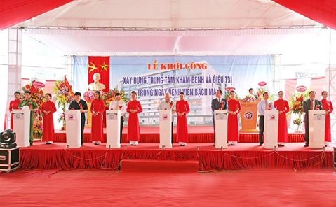 Bạch Mai hospital starts construction of medical centre