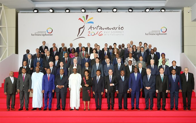 Francophone leaders urge peaceful East Sea resolution