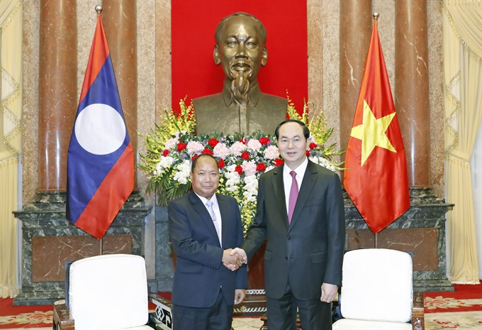 President hosts Lao security chief