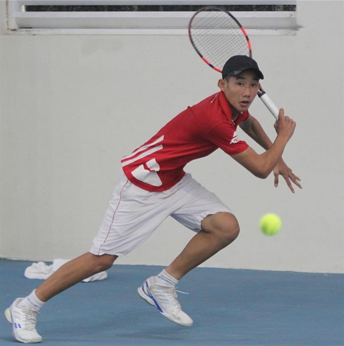 Phương, sole Vietnamese in HCM City’s Junior Circuit’s singles