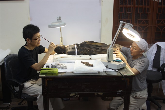 Japanese experts help preserve Vietnamese antiquities