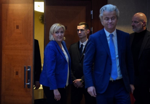 Far-right party leaders meet in Prague ahead of EU vote