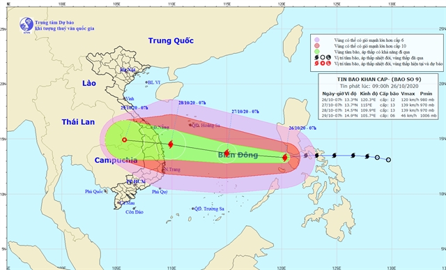 Việt Nam braces for Storm Molave, prepares to evacuate 1.3 million people