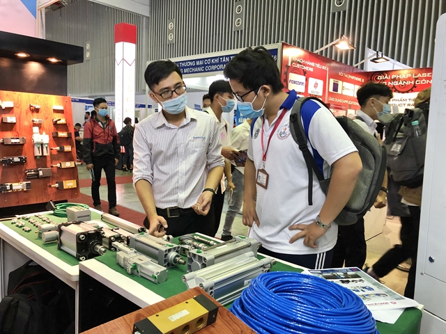 International machinery supporting industry fairs open in HCM City