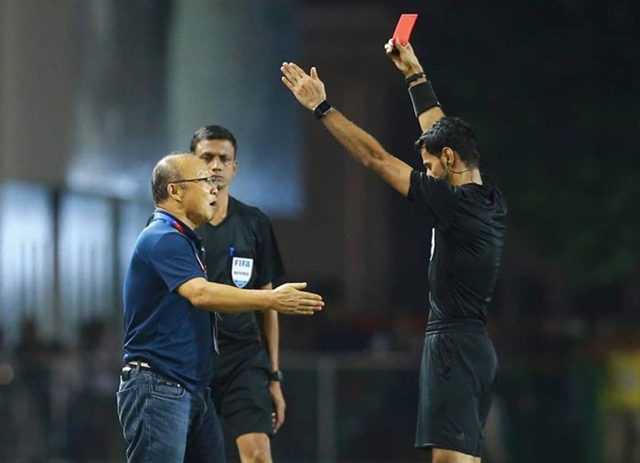 Park banned and fined after SEA Games red card