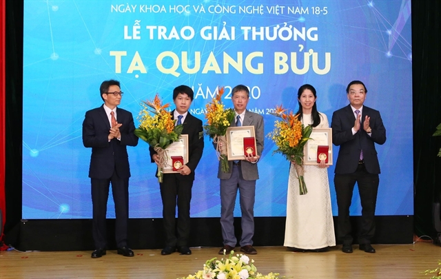 Three scientists honoured with Tạ Quang Bửu Awards