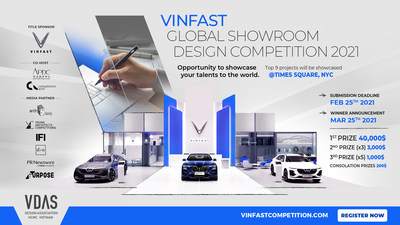 VDAS launches VinFast global showroom design contest offers over 60000 in prizes