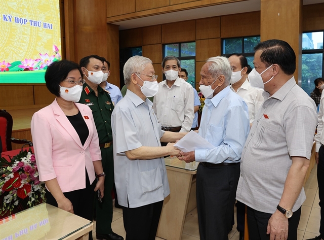 Party chief meets Hà Nộis voters ahead of 15th NAs second meeting