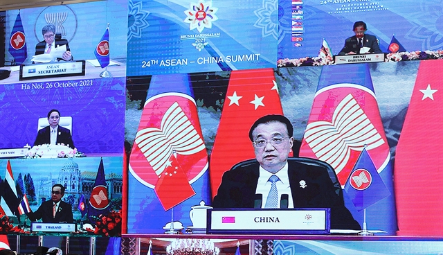 ASEAN will work with China to fully, strictly implement Declaration of Conduct in the South China Sea