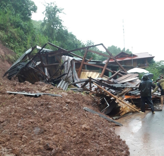 Landslides injure one block many roads in Điện Biên Lai Châu