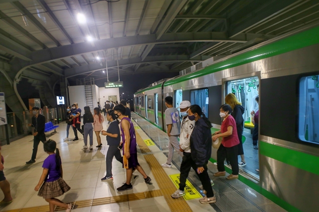 Cát Linh-Hà Đông metro line starts charging for tickets from Nov 21
