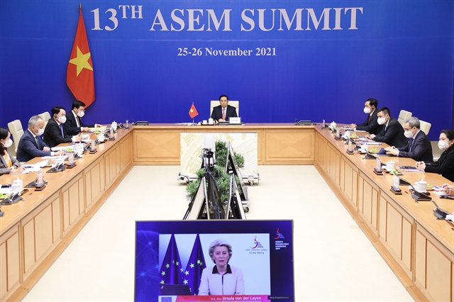 PM Chính gives proposals to enhance Asia-Europe co-operation