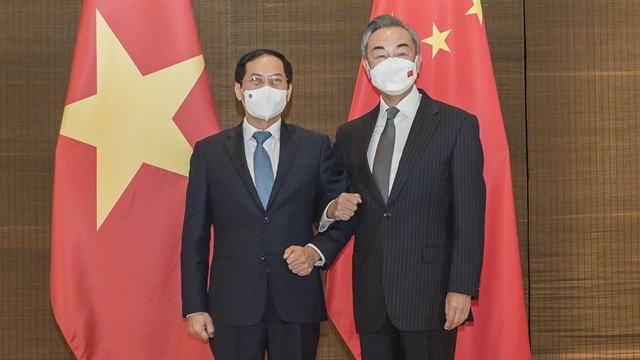 Việt Nam China foreign ministers hold talks on trade South China Sea and COVID-19 vaccine cooperation