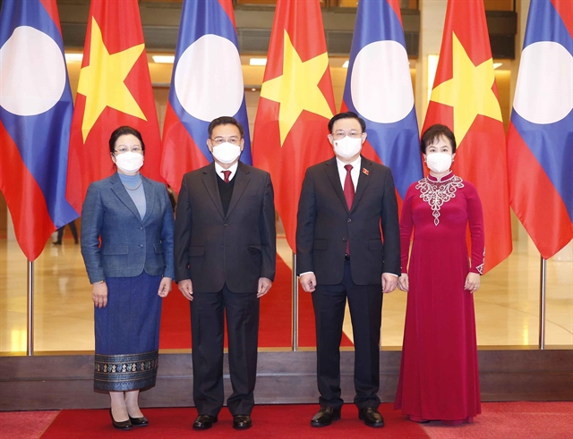 Vietnamese, Lao top legislators want parliamentary ties to become 