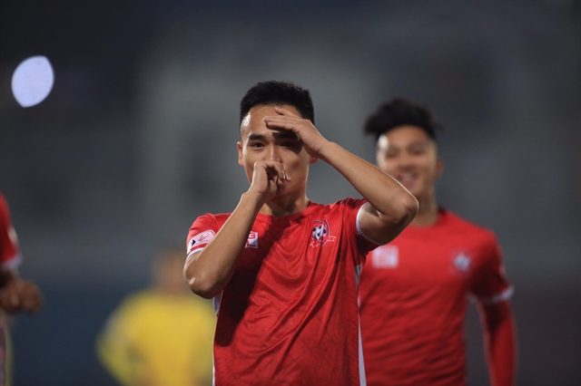 Midfielder Nguyên, a rising star of Hải Phòng