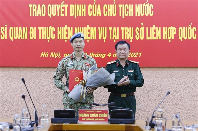Third Vietnamese military officer to work at UN headquarters