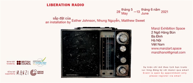 Manzi to present audio installation ‘Liberation Radio’