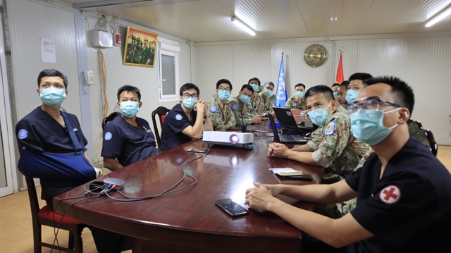 Vietnamese medical staff in South Sudan hold online talks with their Indian counterparts