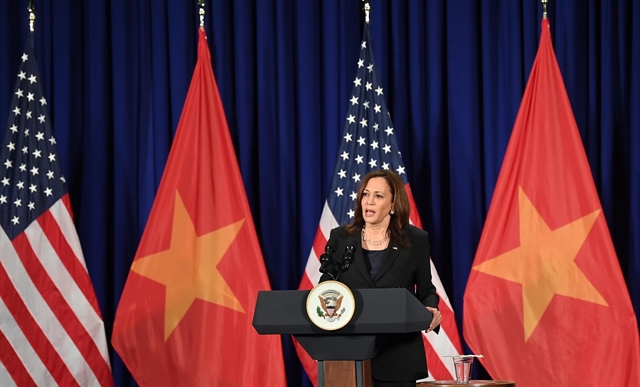 US Việt Nam work together on pushing back threats to freedom of navigation international rules-based order: Harris